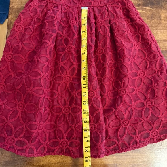 Elegant Red Lace BB Dakota Dress